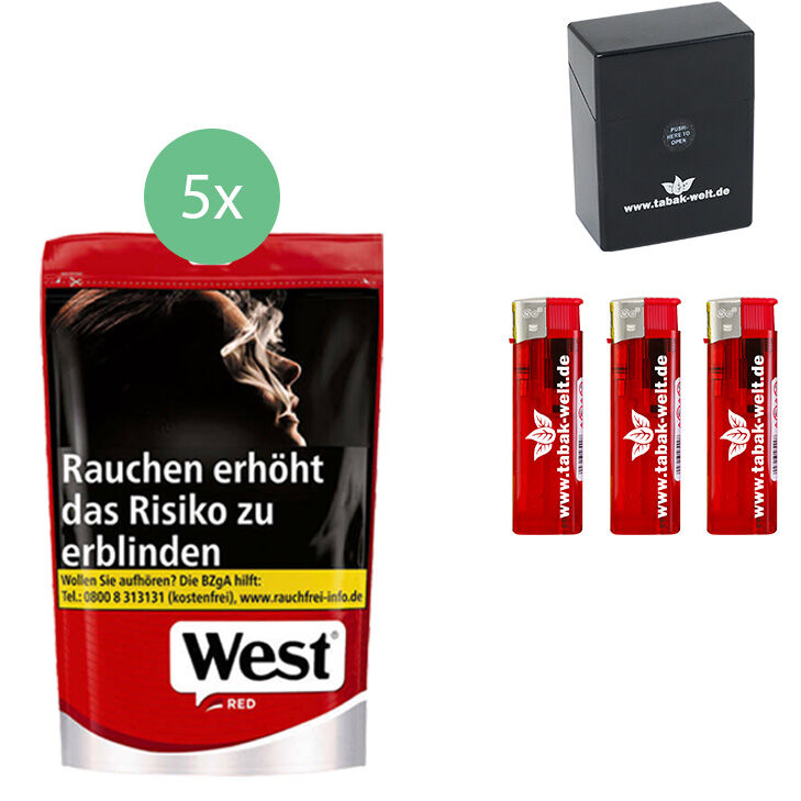 West Red mit Etui