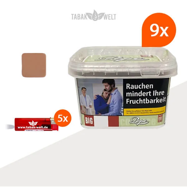 pepe-volumentabak-bright-green-9x-big-box-mit-pall-mall-hulsen-TX16051