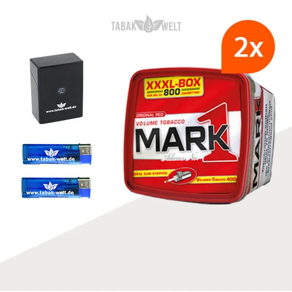Mark 1 Red Volumentabak 2x XXXL Box mit Etui