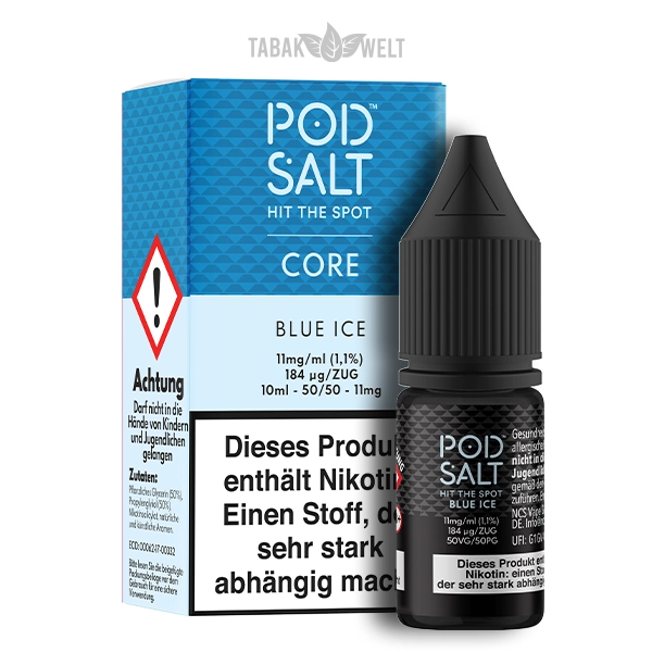 Pod Salt Core E-Liquid Blue Ice 10 ml 11 mg/ml