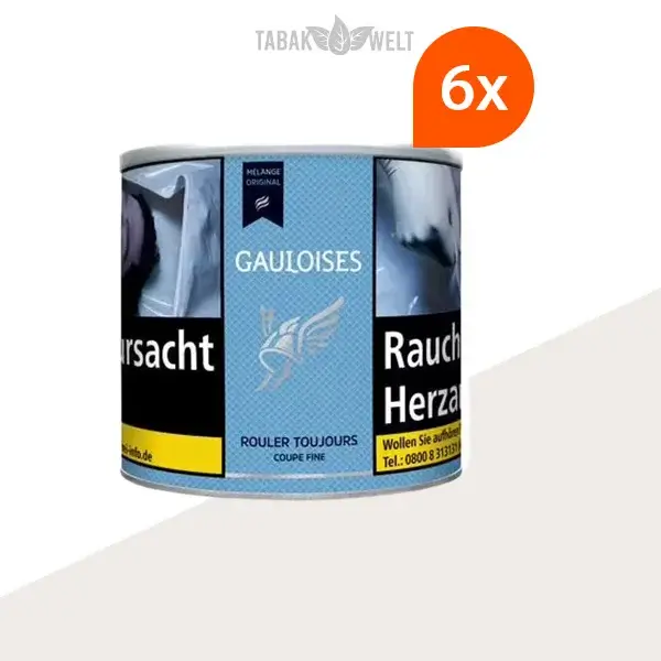 Gauloises Mélange Original Feinschnitt Tabak 6x Dose