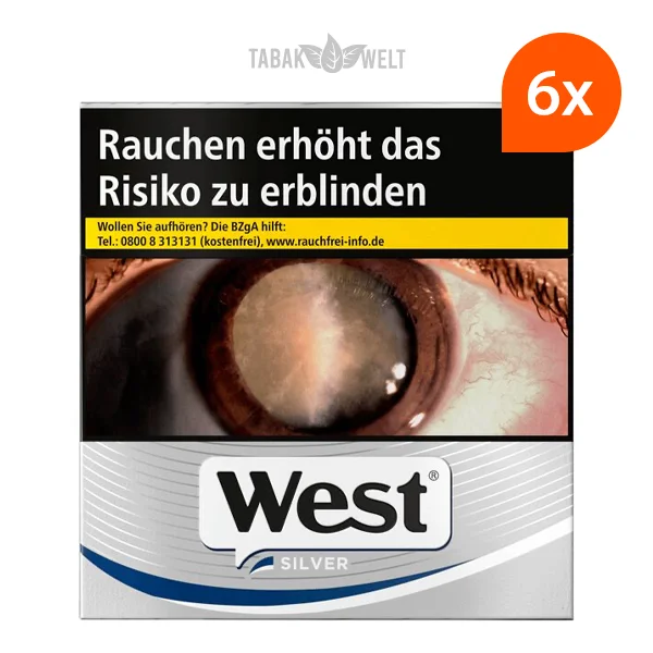 Stange West Silver Zigaretten 4XL