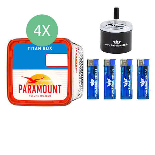 4 x Paramount Titan Box mit Feuerzeugen