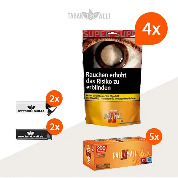 pall-mall-allround-red-volumentabak-4x-super-beutel-mit-1000-filterhuelsen