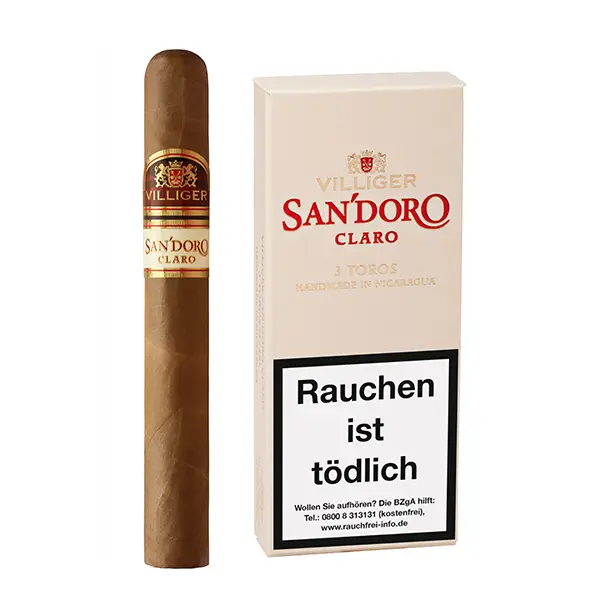 VILLIGER SANDORO CLARO Zigarren Toro