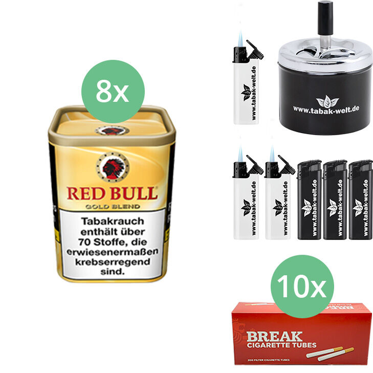 8 x Red Bull Gold Blend mit Filterhülsen