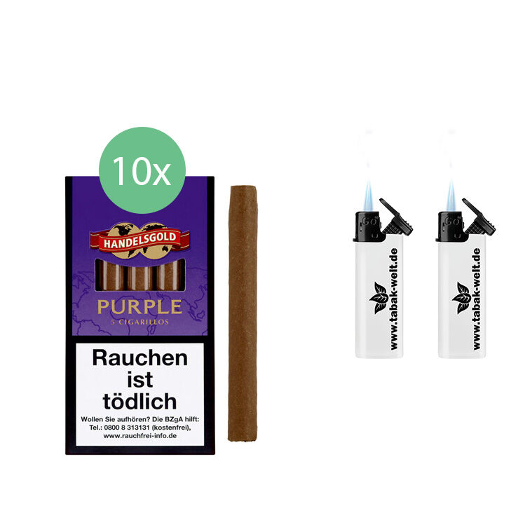 Handelsgold Sweet Zigarillos Purple 10 x 5 Stück