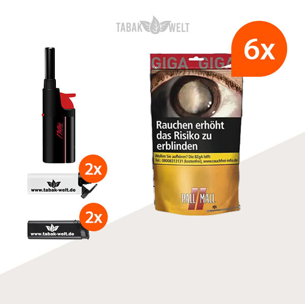 pall-mall-allround-red-volumentabak-6x-giga-beutel-mit-feuerzeuge