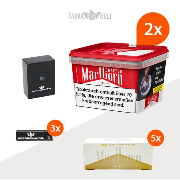 marlboro-tabak-crafted-selection-2x-eimer-mit-1000-filter-huelsen-und-etui