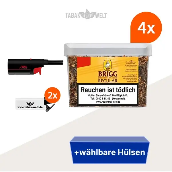 brigg-regular-pfeifentabak-4x-eimer-mit-waehlbaren-huelsen