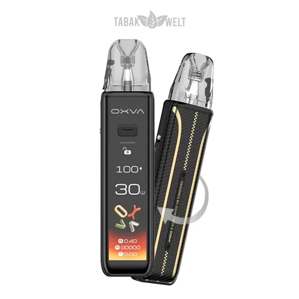 Oxva Xlim 3 Ultra Kit Ultra Carbon Pod System Ansicht beidseitig