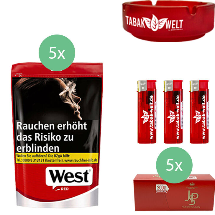 West Red mit 100 jps 200 Hülsen