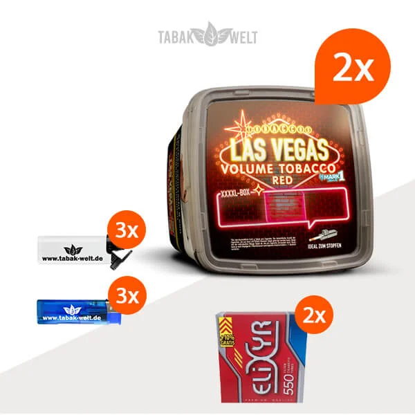 las-vegas-red-volumentabak-2x-box-mit-1100-filterhuelsen