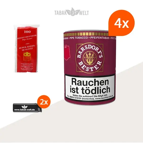 barsdorf-s-bester-cherry-red-pfeifentabak-4x-dose-mit-pfeifenreiniger