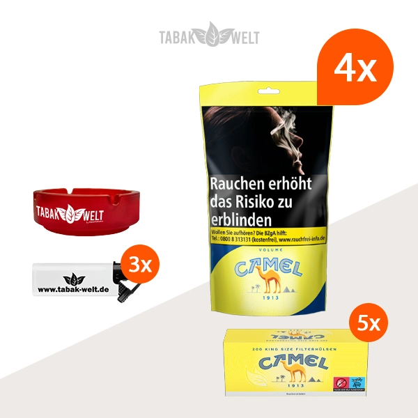 4x-camel-volumentabak-beutel-mit-1000-filterhuelsen 4x-camel-volumentabak-beutel-mit-1000-filterhuelsen