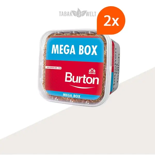 Burton Red Volumentabak 2x Mega Box