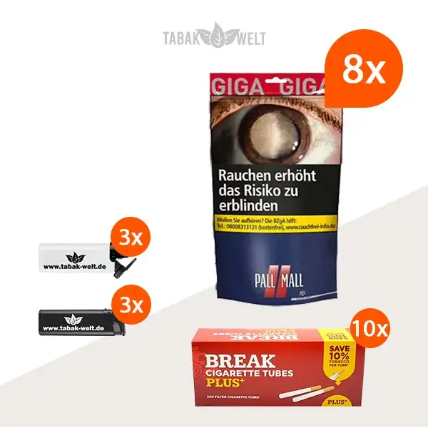 pall-mall-red-volumentabak-8x-beutel-mit-2000-plus-filterhuelsen