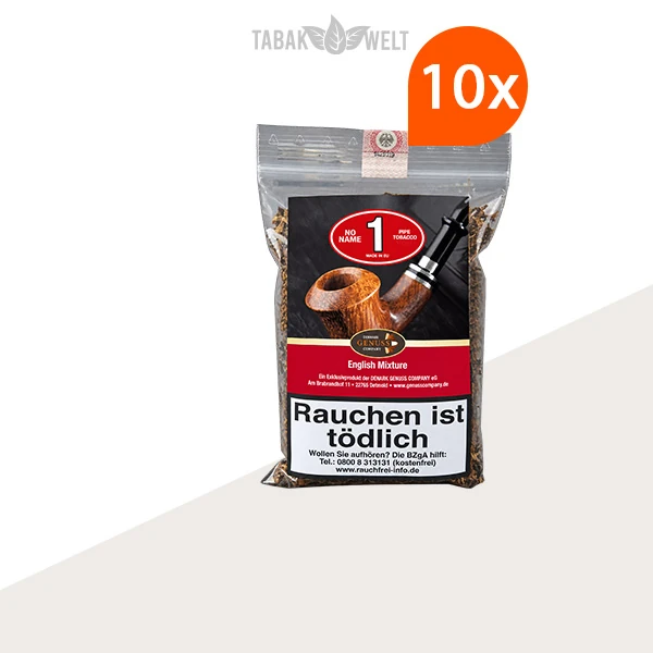 No Name No. 1 English Mixture Pfeifentabak – 10 Beutel