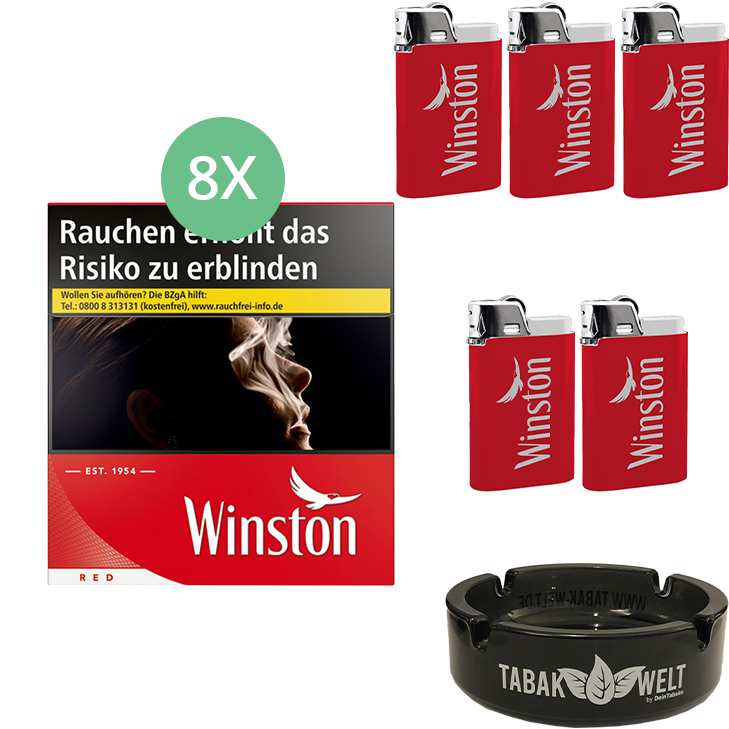 Winston Red (2 Stangen) 8 x 58 Stück
