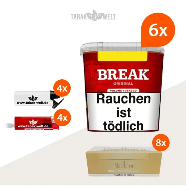 break-tabak-red-6 x-giga-box-mit-1000-gold-hulsen