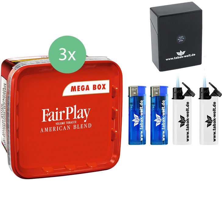 FairPlay 3 x 155g mit Zigarettenbox