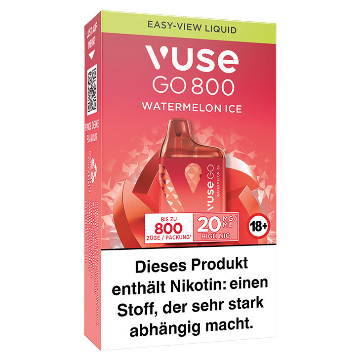 Vuse GO 800 Watermelon Ice 20 mg Einweg E-Zigarette