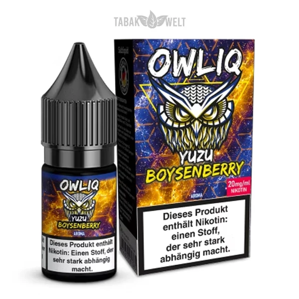 OWLIQ E-Liquid im Geschmack Yuzu Boysenberry mit 20mg Nikotin (10ml)