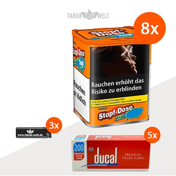 fargo-volumentabak-8x-stopf-dose-klein-mit-1000-king-size-filterhuelsen