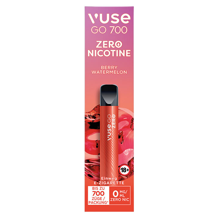 Vuse Go 700 Berry Watermelon 0mg Einweg E-Zigarette