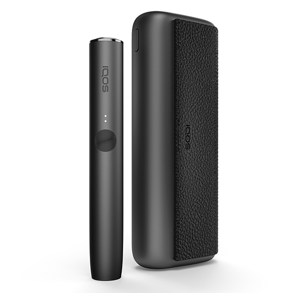 Die IQOS Iluma Prime in der Farbe Obsidian Black