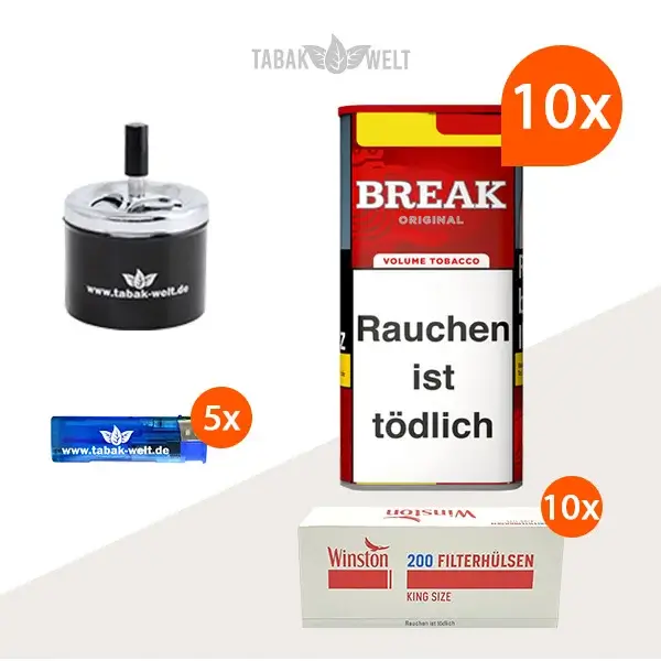 break-volumentabak-original-10x-dose-mit-2000-king-size-huelsen-und-drehaschenbecher