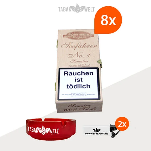 8x-woermann-cigars-seefahrer-zigarren-nO.1-SUMATRA 8x-woermann-cigars-seefahrer-zigarren-nO.1-SUMATRA