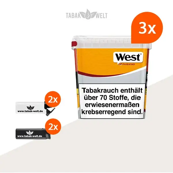 west-yellow-volumentabak-3x-giga-box-mit-feuerzeugen