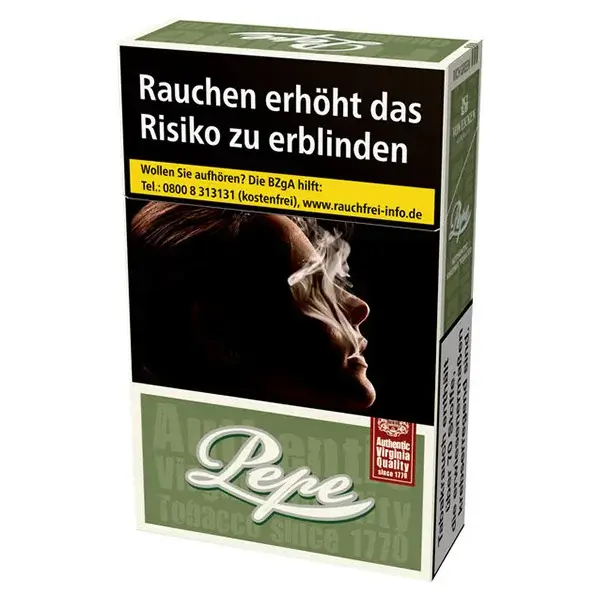 Die Pepe Rich Greeen Zigaretten in L