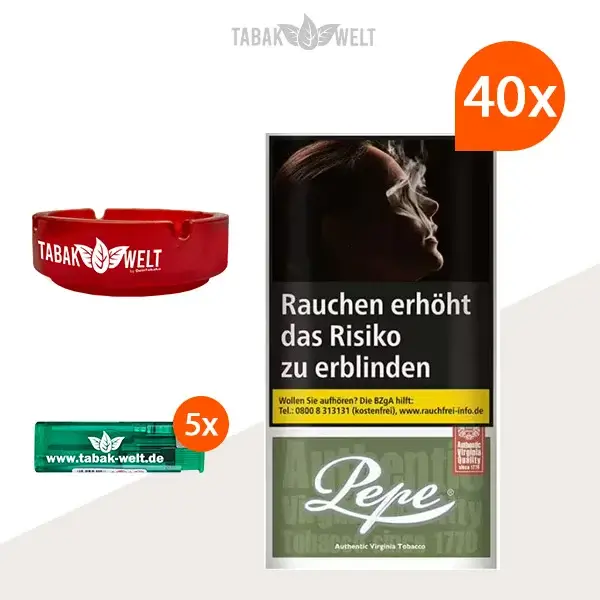 pepe-rich-green-drehtabak-40x-pouch-mit-aschenbecher