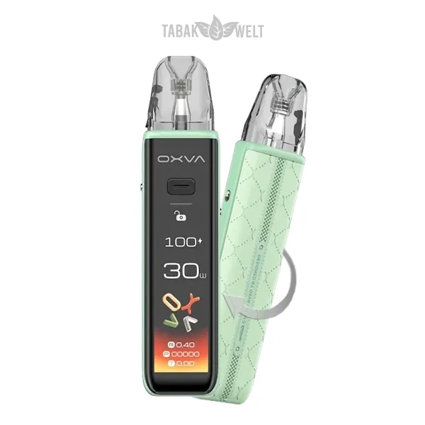 Oxva Xlim 3 Ultra Kit Mint Green Pod System Ansicht beidseitig