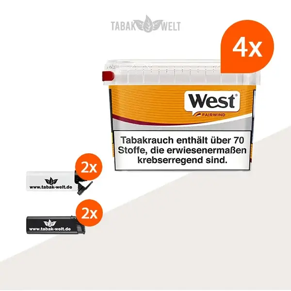 west-yellow-volumentabak-4x-mega-box-mit-feuerzeuge