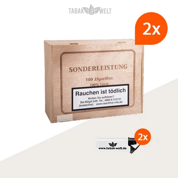 Sonderleistung Sumatra Zigarillos 2x Holzkiste 100er Sonderleistung Sumatra Zigarillos 2x Holzkiste 100er