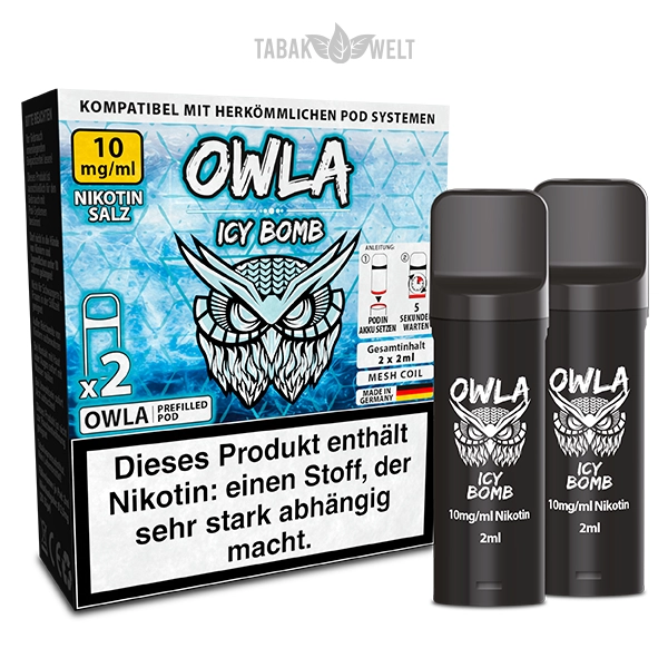 OWLA E-Zigaretten Pods Icy Bomb 10mg/ml