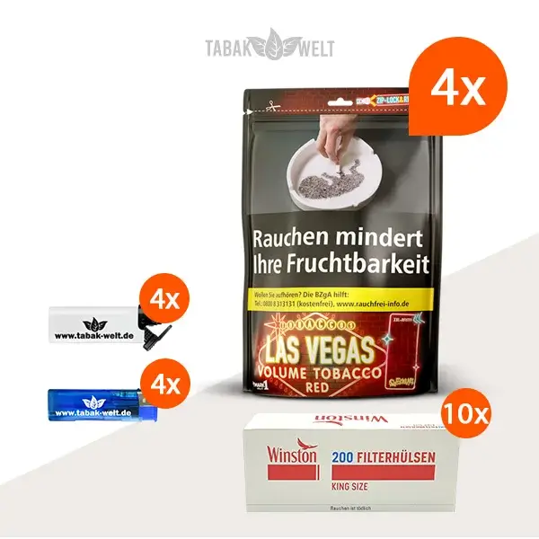 las-vegas-red-volumentabak-4x-beutel-mit-2000-huelsen