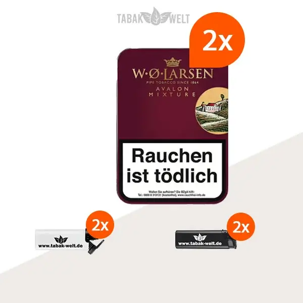 2x-w.-o.-larsen-avalon-mixture-100g-dose-mit-feuerzeuge