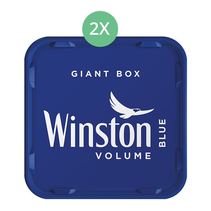 Winston Giant Box Blue 2 x 195g