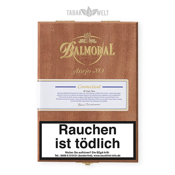 balmoral-anejo-xo-zigarren-connecticut-gran-toro-box