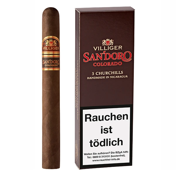 VILLIGER SANDORO COLORADO Zigarren Churchill