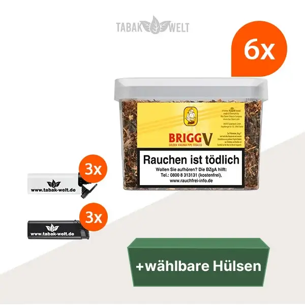 brigg-v-vanilla-pfeifentabak-6x-eimer-mit-waehlbaren-huelsen