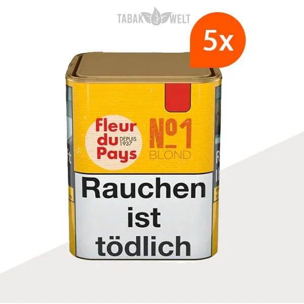 Fleur du Pays No. 1 Blond Drehtabak 5x Dose