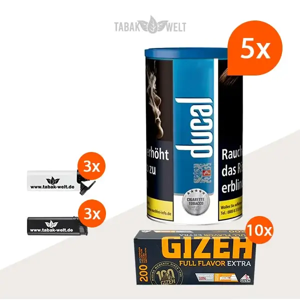 ducal-blau-feinschnitt-tabak-5x-dose-mit-2000-huelsen