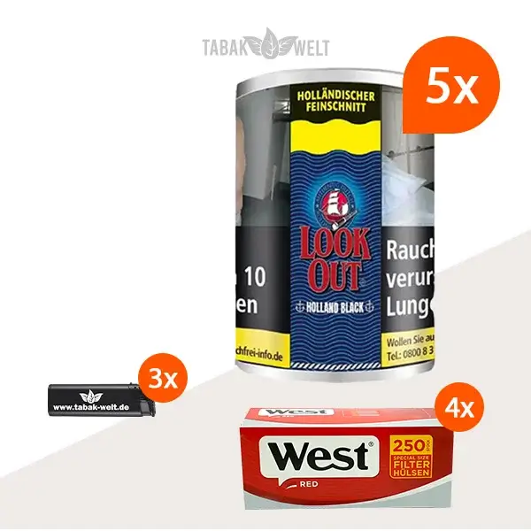 look-out-holland-black-feinschnitt-tabak-5x-dose-mit-1000-special-size-filterhuelsen