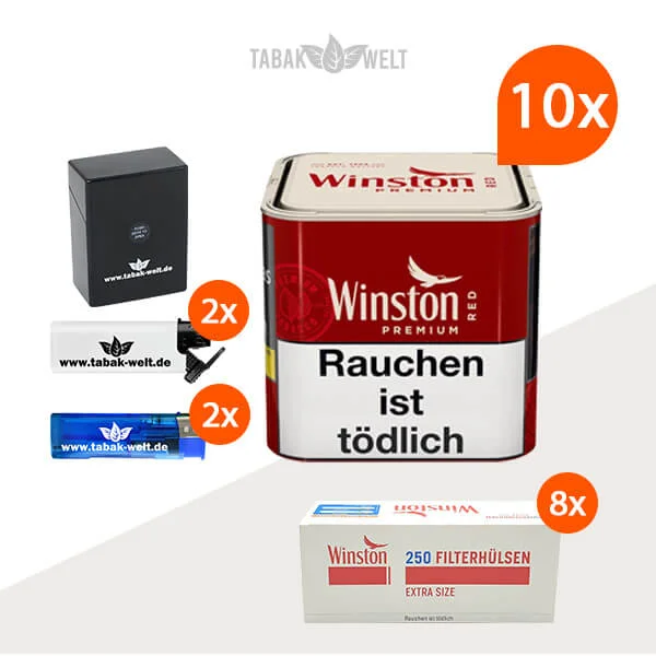 winston-premium-red-feinschnitttabak-10-x-dose-mit-2000-extra-hulsen-und-etui-