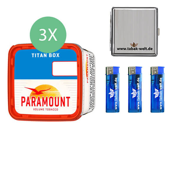 3 x Paramount Titan Box mit Metall Etui